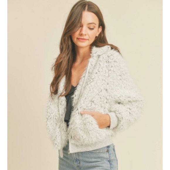 Just In//- Faux Fur bomber Jacket - Picture 6 of 15